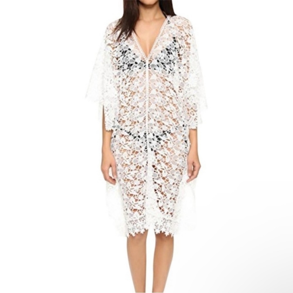 Yumi Kim - Floral Crochet Swim Coverup